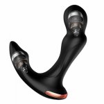 Sex Toys for Men Adult Prostate Massager Vibrator Butt Plug Anal Tail Rotating Wireless Remote USB Charging  Bunny Tail Plug
