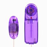 Candiway Portable Transparent Wired Control Jumping Egg G spot Clitoral Stimulation Masturbate Vibrator Sex Toys For Women 1PC
