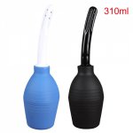 Silicone Enema Bulb for Men Women Intimate Wash Straight Plug-in Water Enema Home Tools Sex Shower Anal Cleaner Vagina Flushing