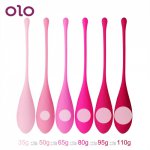 OLO 6 Pieces/set Love Ben Wa Ball Silicone Kegel Ball Smart Vagina Trainer Exercise Vagina Tightening Massager Sex toy for Women