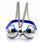 New Adjustable bust Stainless steel female brassiere breast bondage belts cosplay chastity bra cup bdsm fetish sex toy