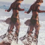Womens Swimwear Bikini Beach Wear Cover Up Kaftan Ladies Summer Long Dress Sexy