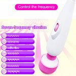 Women Quiet Vibration Massager AV Vibrator USB Charging Sex Toys Clitoris Stimulator All-shipping