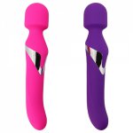 Double Vibrator Magic Wand AV Stick Masturbation Vibrator Clitoris Stimulator G Spot Erotic Sex Toys for Woman Couples Products