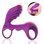 Penis Enlargement Penis Ring Sex Vibrator Wireless Remote G Spot Clitoris Stimulation Clit Vibrator Sex Toys for Men Masturbator