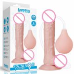 9 inch Squirting Dildo Ejaculating Dildo,Realistic AnalDildo Sex Toy Strap on Realistic Dildo Suction Cup