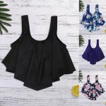 2019 Sexy Women Bathing Suits Top Ruffled With High Waisted Bottom New Lady Split Swimsuit Wire Free Regular Bikini Set XYT04FY