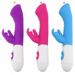 Multispeed Vibrator G Spot Rabbit Stimulator Clitoris Massage Dual Motor Adult Toy Sex for Couples Women
