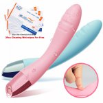 Wowyes, Wowyes Waterproof USB Rechargeable Silicone G Spot Dildo Vibrators 9 Speed Vibe clit stimulator Massger Adult Sex Toys For Woman