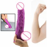 FAAK OEM 28.5cm super long realistic dildo strong sucker flexible big large fake penis stuffed dick anal plug adult porn shop