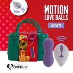 Feelztoys, Zdalnie sterowane jajeczko stymulujące - Feelztoys Remote Controlled Motion Love Balls Jivy