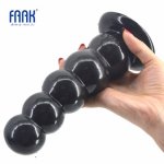 Faak, FAAK Big Dildo Strong Suction Beads Anal Dildo Box Packed Butt Plug Ball Anal Plug Sex Toys for Women Men Adult Product Sex Shop
