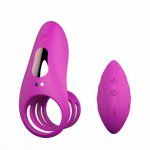 Vibrating Cock Penis Ring For Men Delay Ejaculation Cock Ring  Wireless Remote Anal Dildo Vibrator for Men Couples Penis Ring