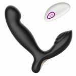 Remote Control Prostate Massager Vibrator with 10 Vibration Modes Rechargeable Anal Sex Toy G-spot Vibrating Stimulator