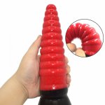 4 Colors Long Anal Sex Toys Butt Stimulating G-dot Adult Game Anal Plug with Sunction Cup Female Masturbation Device C3-1-176