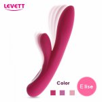 Levett, LEVETT Elise G-spot vibrator Female masturbation massage stick Double head vibration Adult sex products Sex toys for women