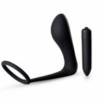 Silicone Male Prostate Stimulation Massager G spot Vibrator Delay Ring Butt Plug Masturbator Anal Sex Toys for Men Sex products