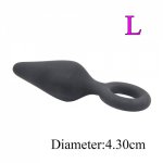 1 Pcs Big Black Anal Sex Toys Silicone Butt Plugs Sex Toys Both For Women And Men Anal Plug Silicone Anal Toys