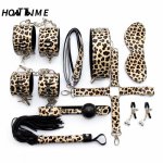 8 Pieces/Set Bondage Sex Toys Mouth Ball Gag Handcuffs Necklace Whip For Couples Adult Games Sex Toys For Women