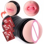 Male Masturbator Pocket Pussy Sex Realistic Vagina Adult Sextoy For Man Hombre Sucking Masturbation Cup Vaginette Pour Homme