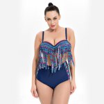 New fashion sexy plus size split bikini chest bead curtain ebay swimsuit beach swimsuit