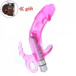 Women G-spot Rabbit Vibrator Adult Product Clitoris Stimulater Vibrator Silicone Dildo Powerful Vibrator Sex Toys Condoms