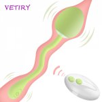 VETIRY 7 Speed Dildo Vibrator Remote Control Kegel Ball Vagina Tighting Clitoris Stimulation Sex Toys for Women Masturbation