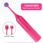 Clitoral Vibrator 10 Modes Sex Toy for Women Precise Pinpoint Vibration Waterproof High Frequency G Spot Quick Orgasm Guaranteed