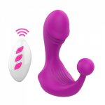 Wireless Remote Control Both Motor Wear Butterfly Clitoris Stimulate Backyard Anal Plug Prostate Massage Organ Anal Sex Toys