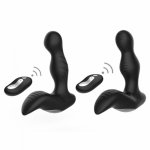 Male Vibrating Prostate Massager Sex Toy 10 Stimulation Patterns Wireless Remote Control Anal Pleasure for Unisex G spot