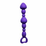 Full Silicone Anal Beads Anal Plug Anal Dildo Anal Stimulator Plug Vaginal Beads Love Plug Sex Products for Women Adult Sex Toys