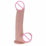 Super Huge Dildo Suction Cup Realistic Glans Long Penis Adult Toys For Couples Sex Clearance Insert Vagina Or Anal Plug (30cm)