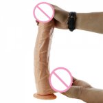 34*5.5CM Super Huge Thick Dildo Big dick Suction Cup Soft Penis Giant Dong Anal Sex Toys Female Dildos Woman Masturbation