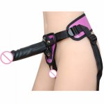 G-Spot Dildo Strap-On Harness Kit Silicone Dildo Strapon Penis Bullet Vibrator Couples Lesbian Sex Toys