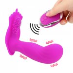 10 Speed Dual Motor Wearable Vibrator Wireless Remote Control Vaginal Massage Clitoris Stimulator Invisible Sex Toys for Women