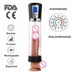Electric Vacuum Penis Pump Male Masturbator for Men Pulse Penis Enlargement Ejaculation Delay Vibrators Erotic Sex Product