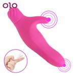 OLO Vagina Clitoris Stimulator AV Stick Dildo Vibrator Bullet Vibrator G-spot Massager Sex Toys for Women Female Masturbator