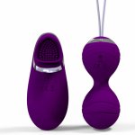 Silicone Kegel Ball Vaginal Tight Exercise Vibrating Love Egg Wireless Remote Control Geisha ben Wa Ball Sex Product Toy