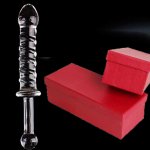 Glass Dildo Crystal Fake Penis masturbation Anal Butt Plugs sex toys products NEW 100% Real Photo for Women Men