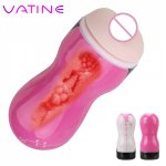 VATINE Masturbator Cup  Real Pussy Realistic Soft Tight Vagina Sex Machine Artificial Vagina Male Masturbation Sex Toys for Men