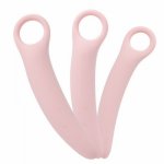 Ins, Large pink Silicone anal butt plug stimulation dildo ass masssager penis fake insert G spot unisex Sex toy for male female