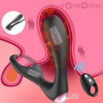 Anal Vibrator Male Prostate Massager Sex Toys for Men Wireless Remote Control Butt Plug Dildo Vibrator Rechargeable Masturbator