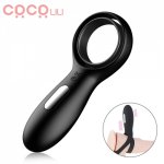 Double Vibrating Cock Ring Sex Toy for Men Penis Rings Vibrator 10 Modes Erection Longer Lasting Massager Delay Ejaculation Sexo
