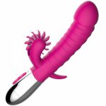 Chargeable 10 Mode Rolling Wind Wheel G Spot Vibrator Clitoris Vaginal Anal Stimulation Dildo Waterproof G-Spot Massage