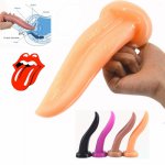 Realistic Tongue Dildo G Spot Oral Masturbator Dildos Flirting Nipple Clitoris Stimulator Masturbation Adult Sex Toys For Women