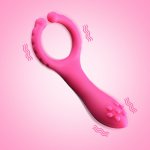 Silicone G-Spot Vibrator Vagina Clitoris Stimulator Nipples Dildo Clip Masturbator Intimate Goods Adult Sex Toys For Couples