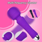 AV Stick Vibrator for Women 10 Speeds Magic Wand Massager USB Charging G Spot Clitoris Stimulator Sex Toys for Women Masturbator