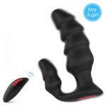 2020 New Design 9 Speeds Dual Motor G-Spot Dildo Vibrator Prostate Massager Anal Beads Butt Plug Adult Sex Toy for Men Women