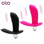 OLO 10 Speed Dildo Vibrator Wearable Dildo Anal Plug Waterproof Clitoris Stimulate Female Masturbation Sex Toys for Women