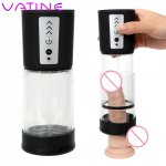 VATINE Electric Penis Pump Penis Telescopic Extend Penis Enlargement Erotic Sex Toys for Men Male Erection Training Sex Products